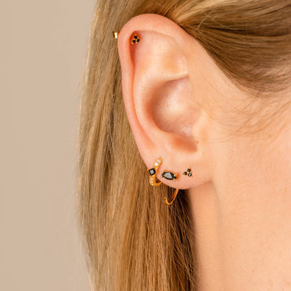 MAIVE - Tiny Trio Studs - Black