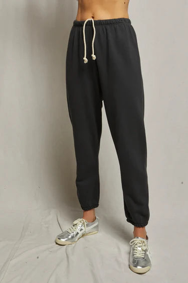 perfectwhitetee- johnny french terry easy sweatpant - vintage black