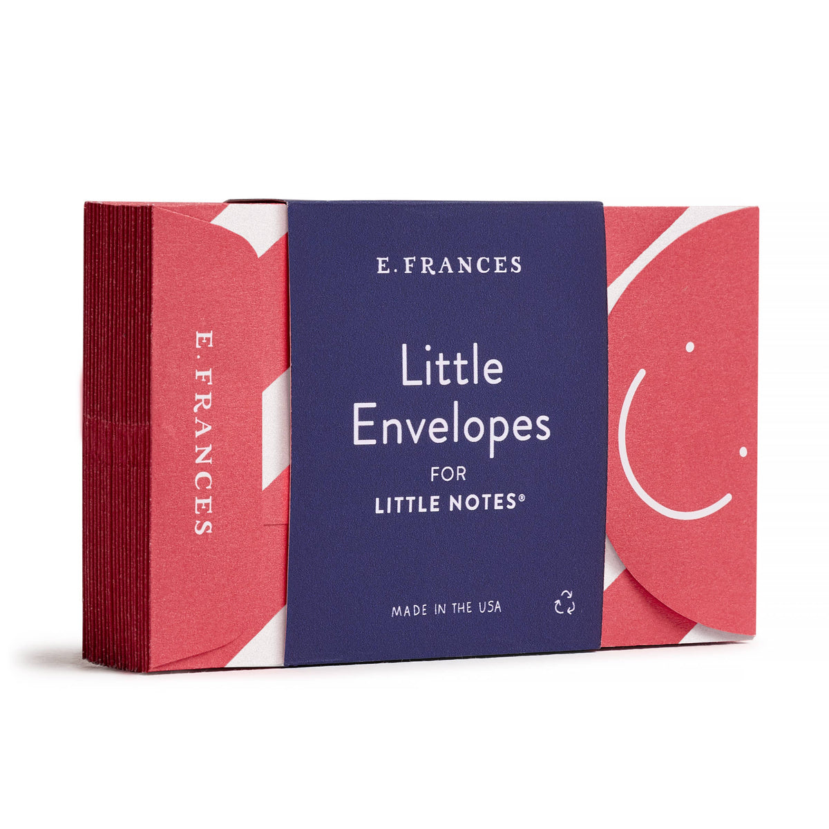 E. Frances Paper - Little Notes® Mini Envelopes, Set of 20 – Candy Cane Stripe