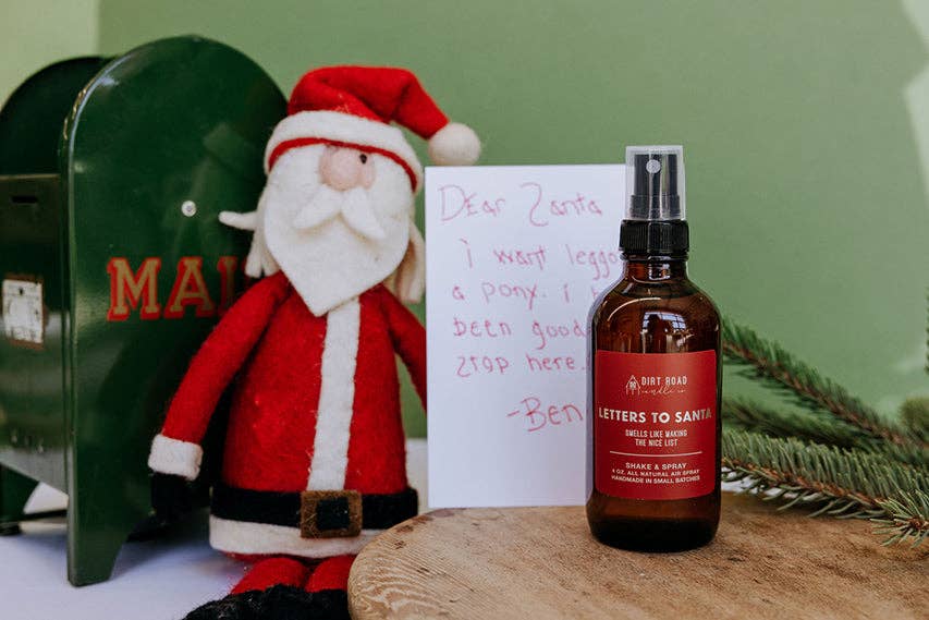 Dirt Road Candle Co - Letters To Santa Air + Room Spray