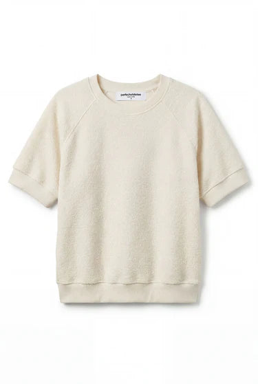 Perfectwhitetee - the Ziggy - short sleeve - bright ivory