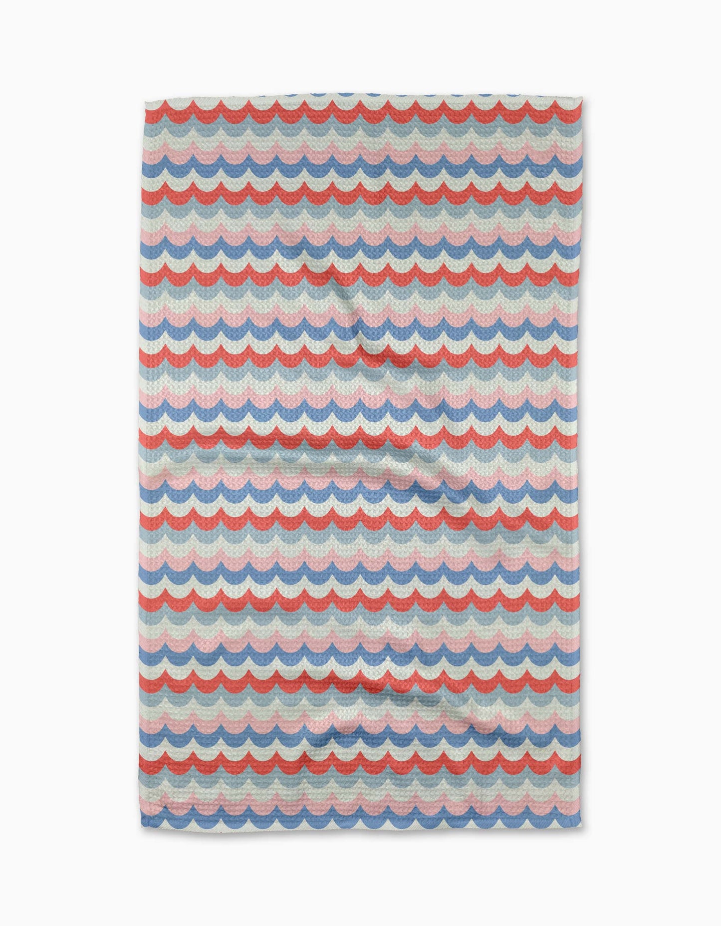 Geometry - Scallop Stripes Tea Towel