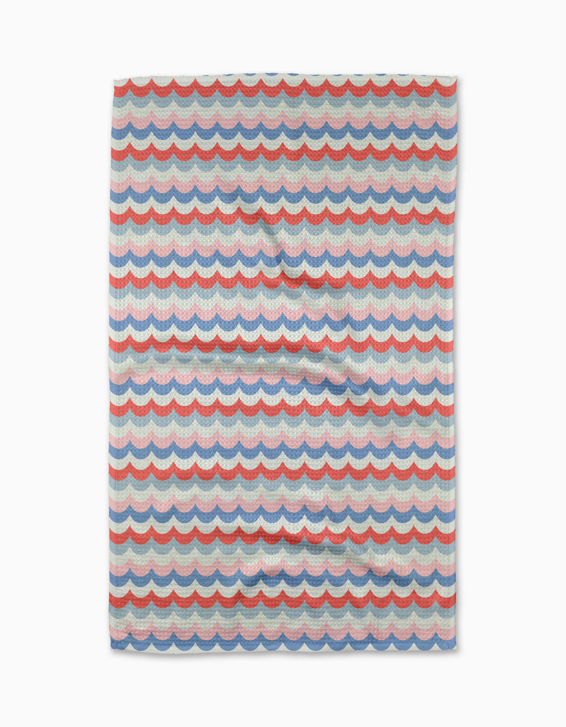 Geometry - Scallop Stripes Tea Towel