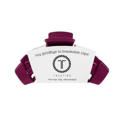 TELETIES - Classic Mulberry Medium Claw Clip