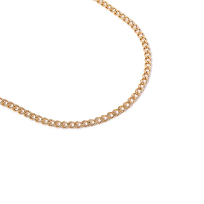 WJW - 18K Gold Curb Chain Necklace