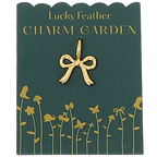 Lucky Feather - Charm Garden - Bow Charm - Gold