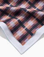 Geometry - Crossbarred Orange Tea Towel