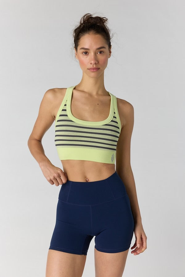 fp movement - Go To Stripe Bra - Vapor Lime / Mars