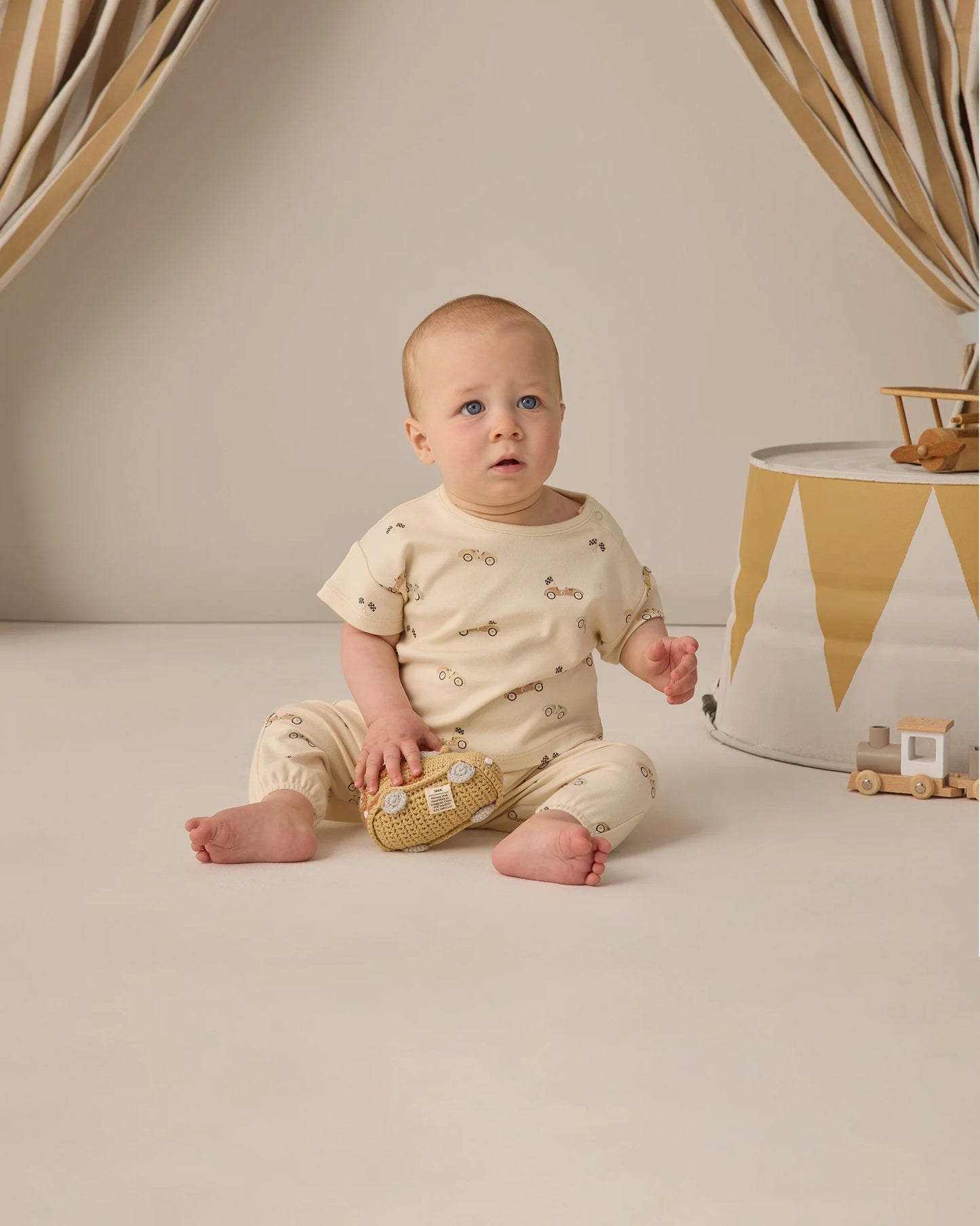 Quincy Mae - Race Car Jersey Tee + Pant Set