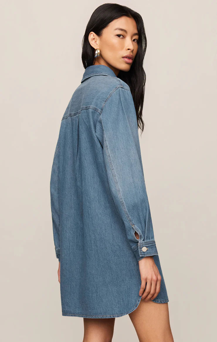 Z Supply Lucie Denim Shirt Dress