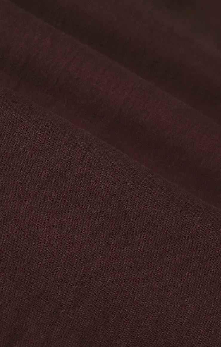 Z Supply Scout Linen Pant - Chocolate Cherry