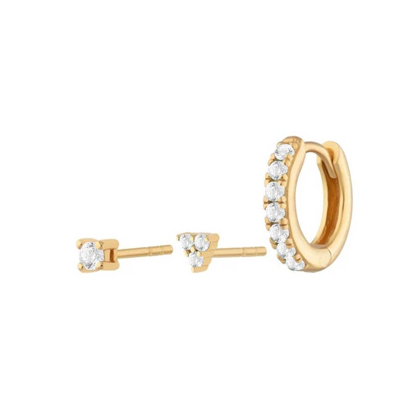 MAIVE - Claire Hoop and Studs Set