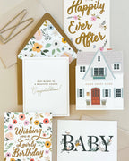 Ginger P. Designs - Happily Ever After Wedding Greeting Card