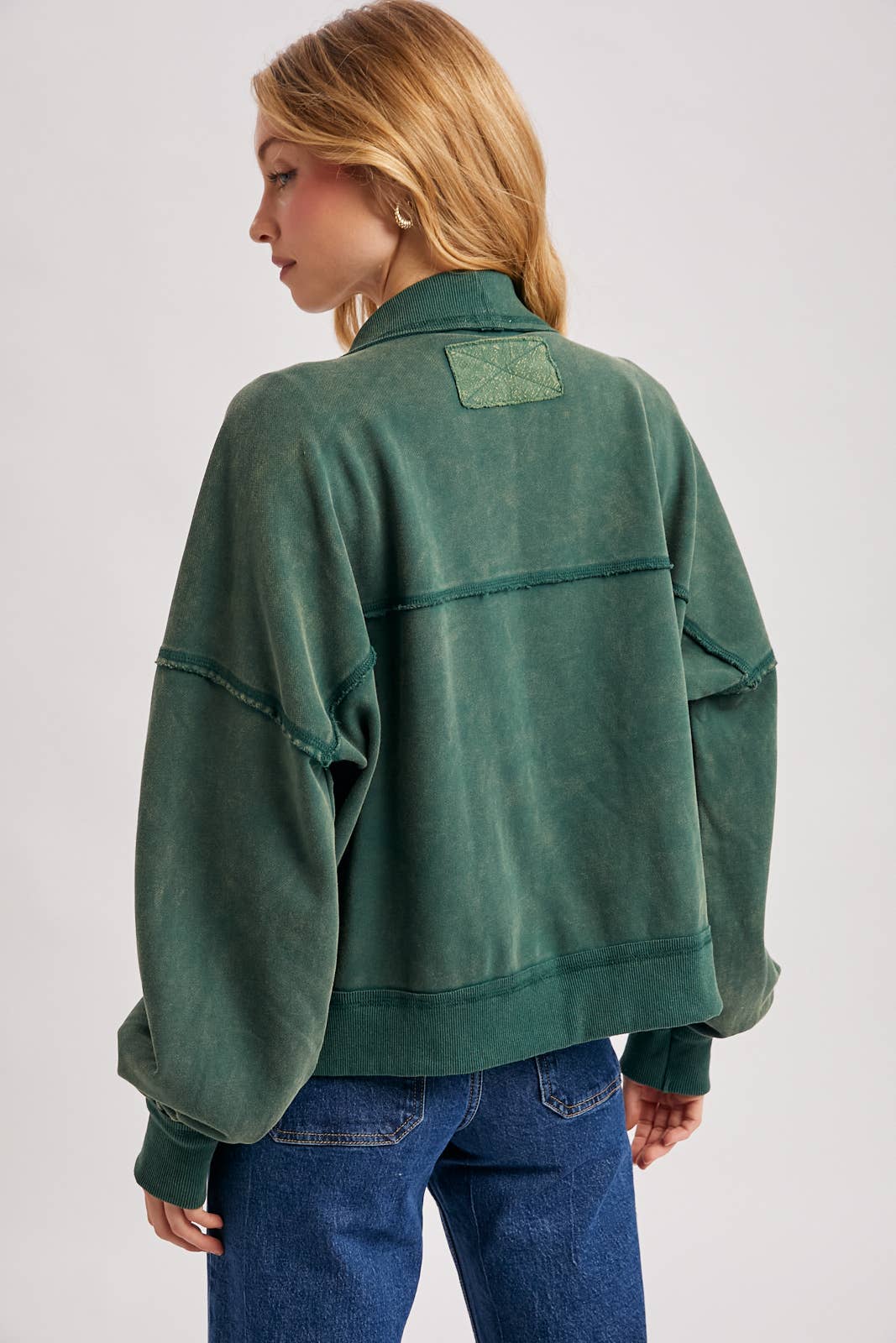 Luna Garment Washed Cardigan