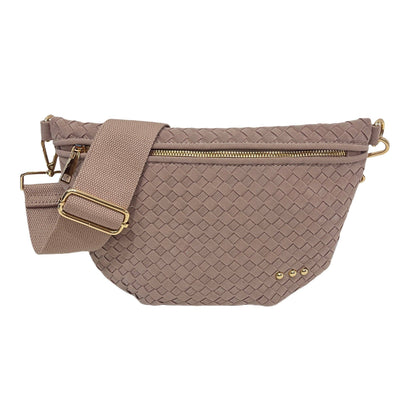 Pretty Simple - Suede Westlyn Woven Bum Bag