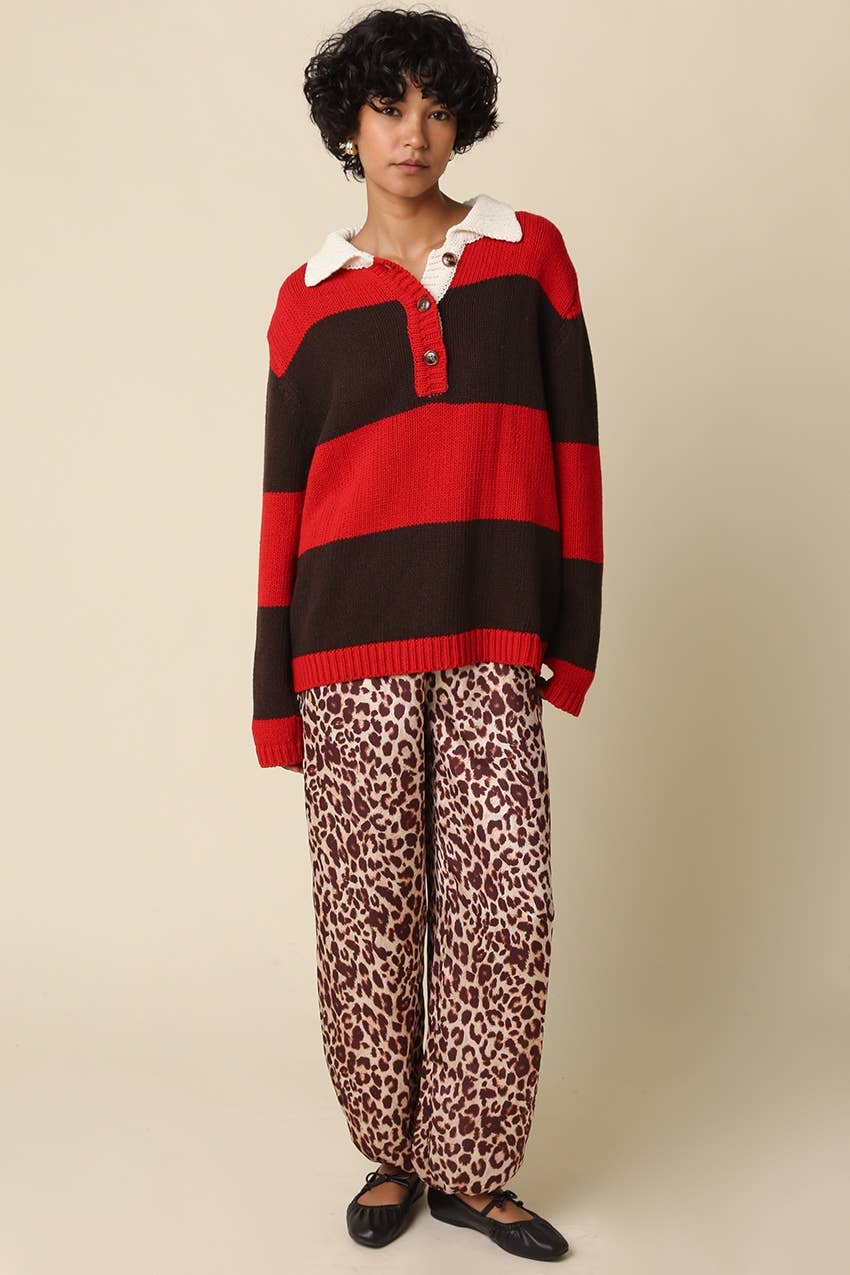 Macy Stripe Knit Sweater