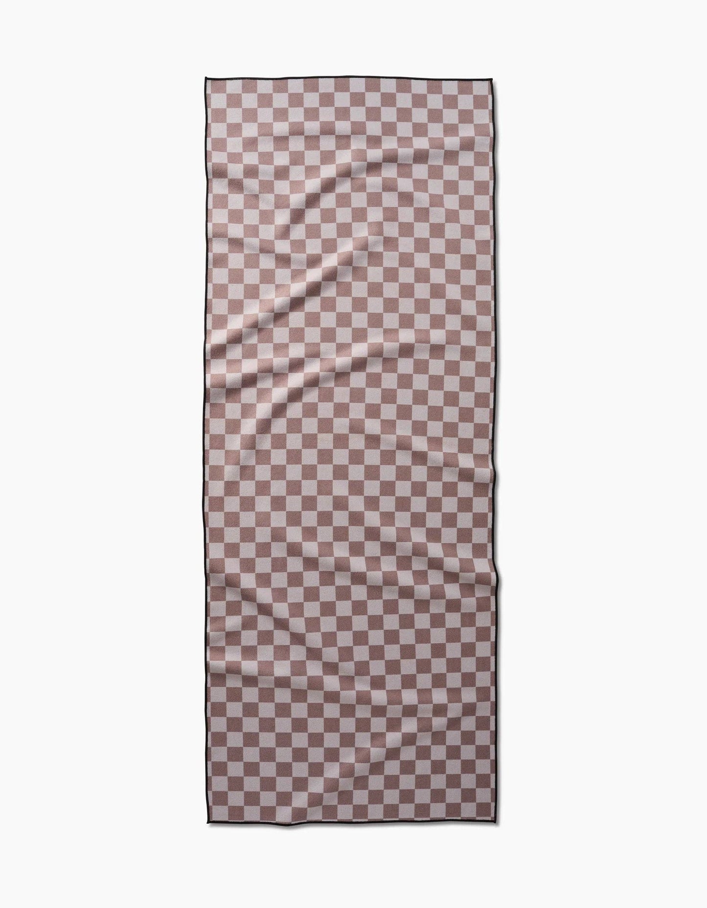 Geometry - Chic Checker Yoga Towel