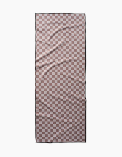 Geometry - Chic Checker Yoga Towel