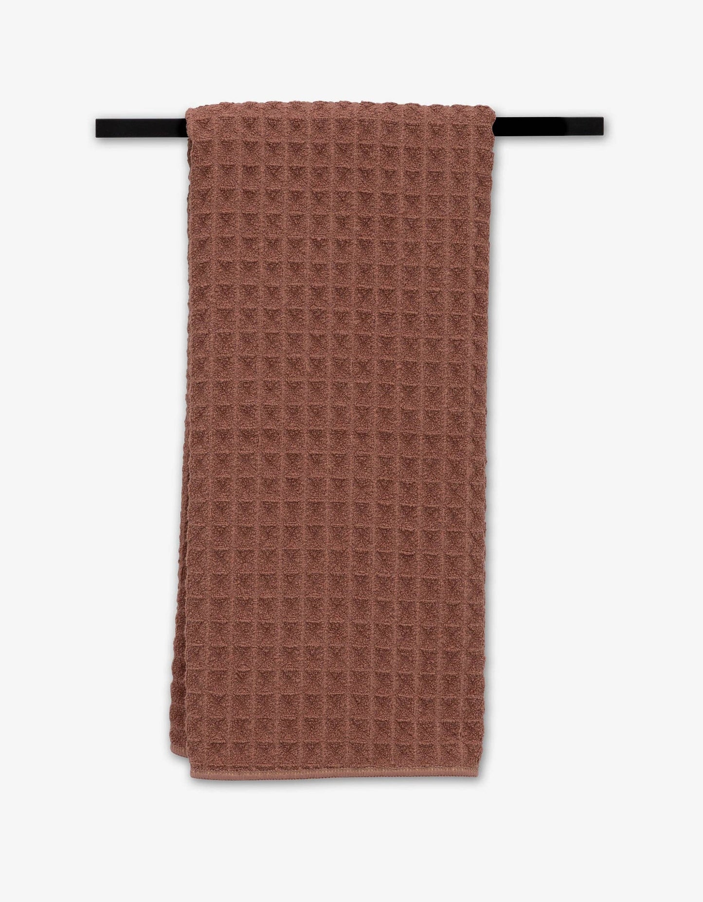 Geometry - Dusty Rose Waffle Hand Towel