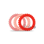 TELETIES - Sprial Hair Coils | Large | Talk to the Bow Hair Ties