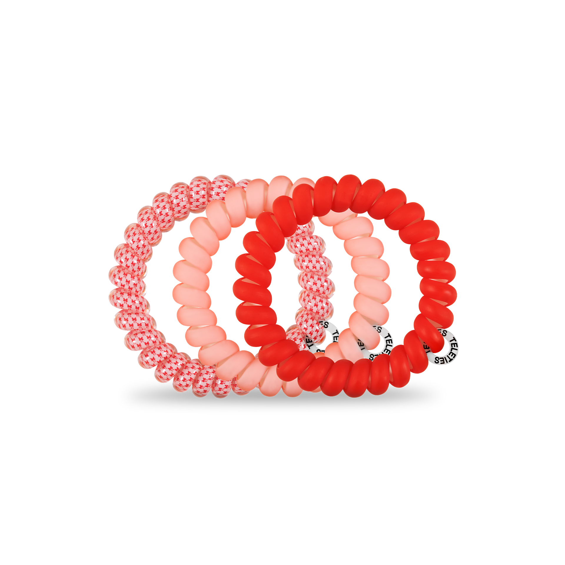 TELETIES - Sprial Hair Coils | Large | Talk to the Bow Hair Ties