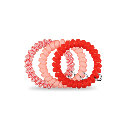 TELETIES - Sprial Hair Coils | Large | Talk to the Bow Hair Ties