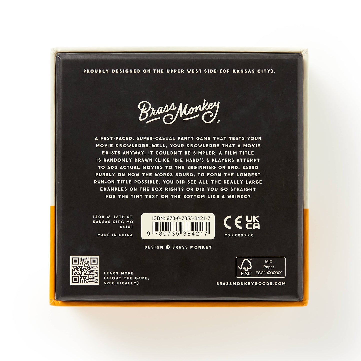 Chronicle Books - Brass Monkey Working Title Game