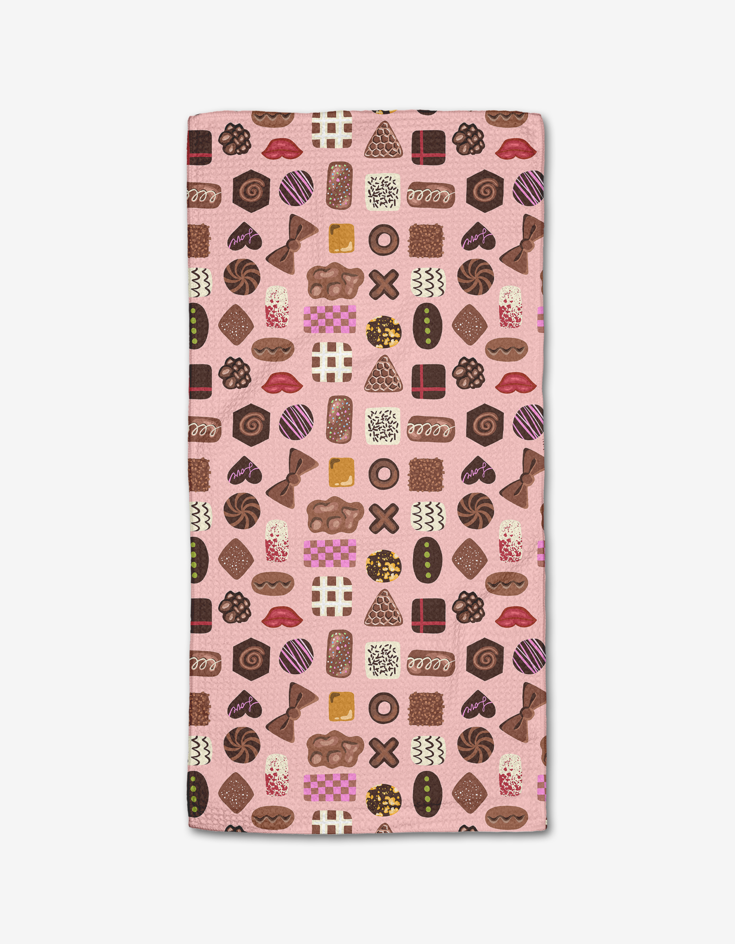 Geometry - Valentine's Chocolates Bar Towel