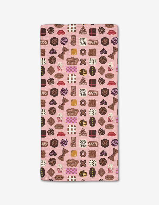 Geometry - Valentine's Chocolates Bar Towel