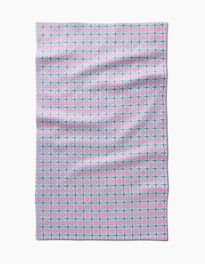 Geometry - Spring Cottage Plaid Tea Towel