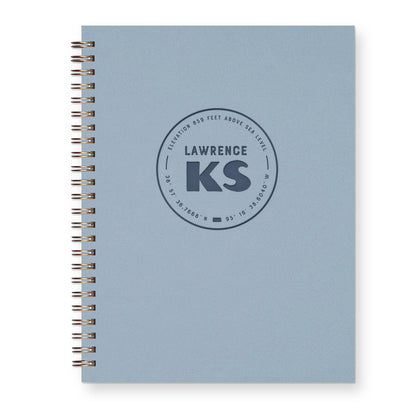 Ruff House Print Shop - Custom City Geotag Journal: Lined Notebook - Atlantic, IA