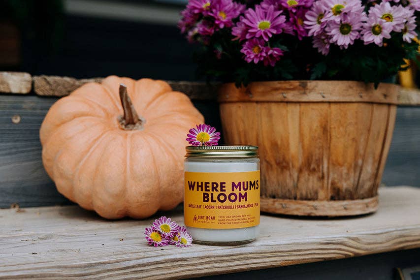 Dirt Road Candle Co - Where Mums Bloom Candle
