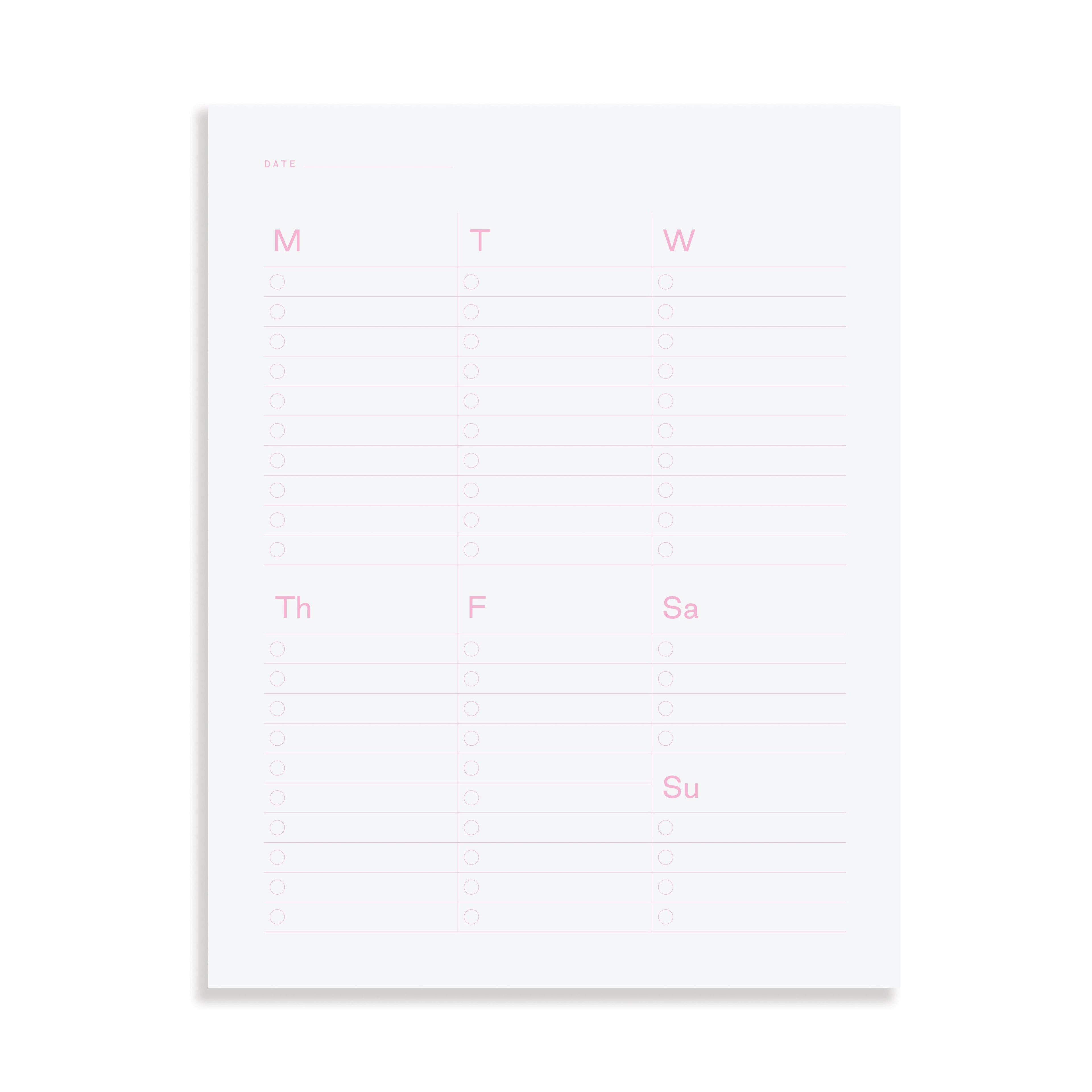 Moglea - Weekly Refill Pad