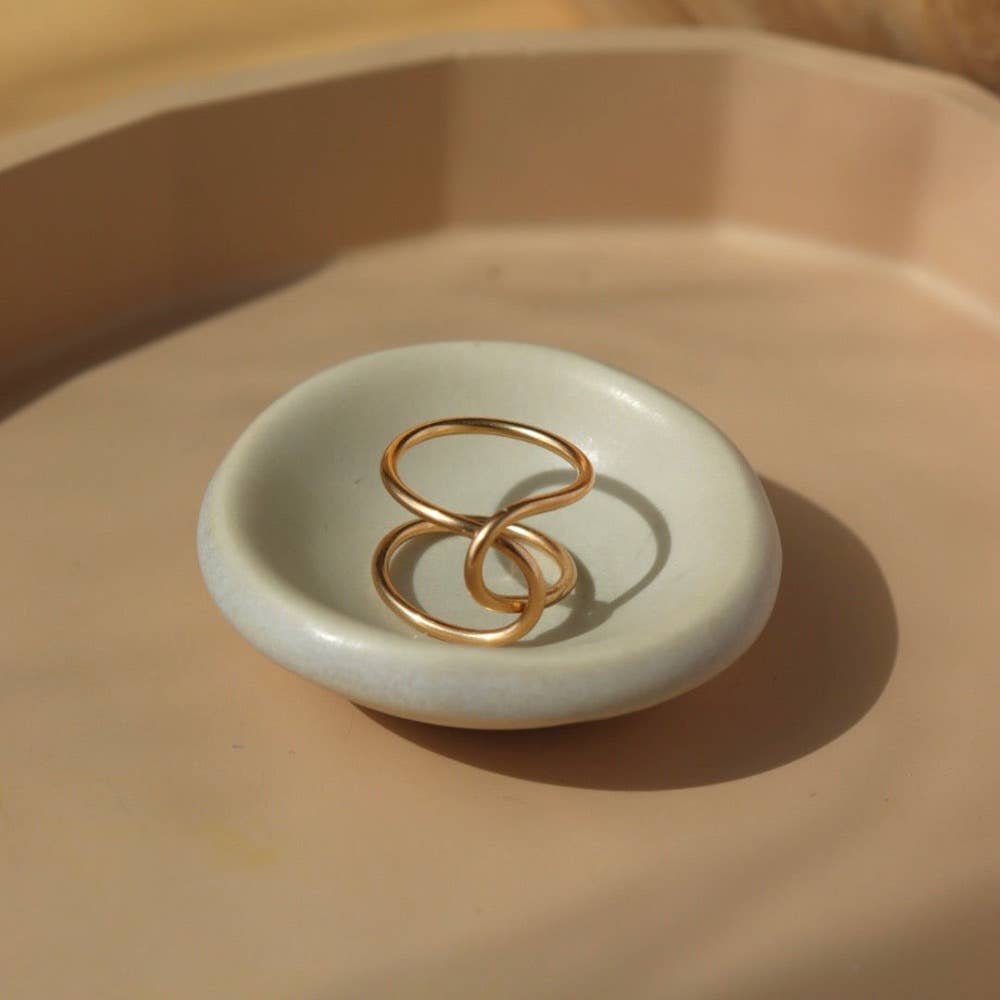 Buckle Ring: 14k Gold Fill / 8