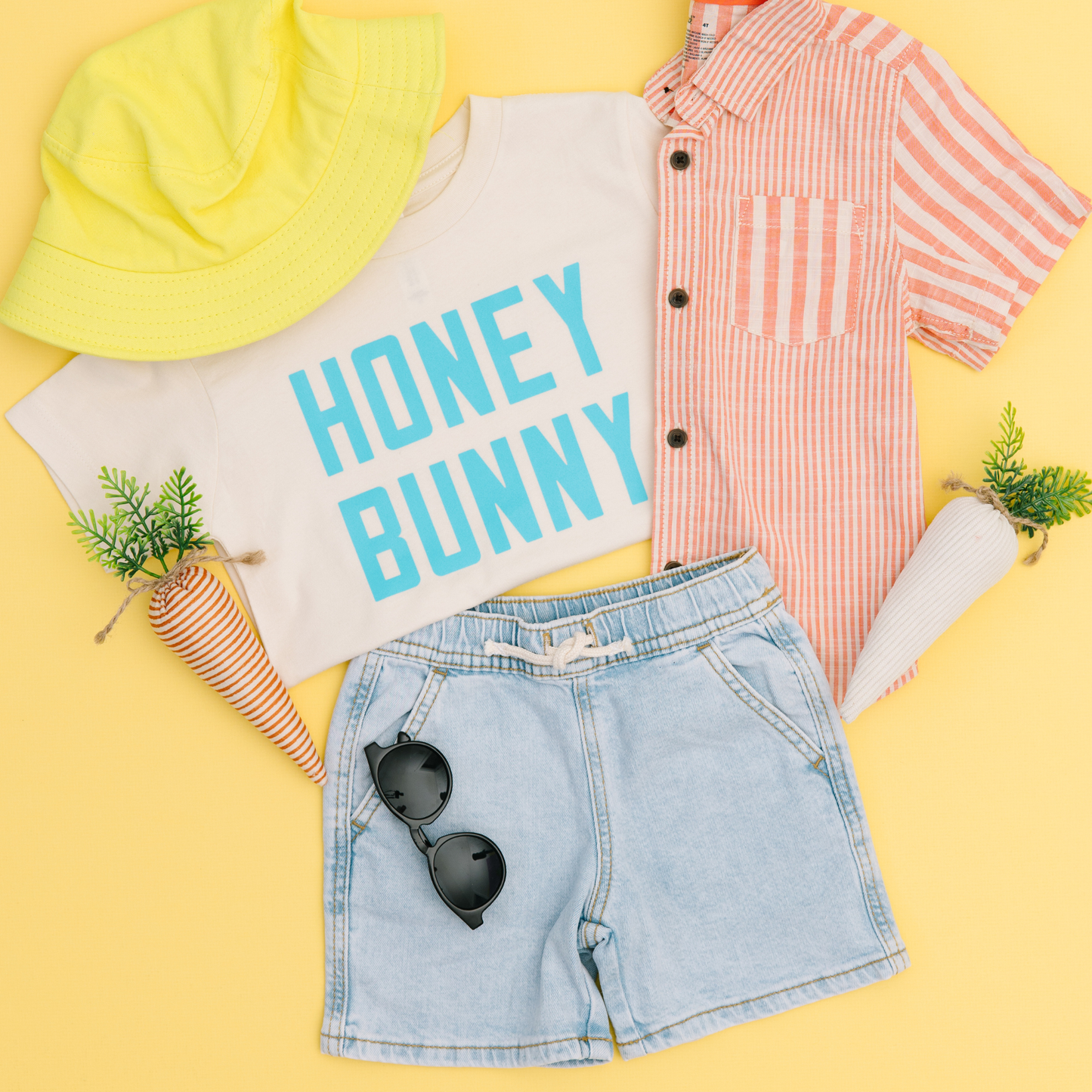 Benny & Ray Apparel - Honey Bunny Toddler and Youth Easter Shirt