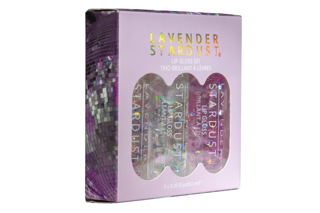 Lavender Stardust -Disco Glitter Lip Gloss Set