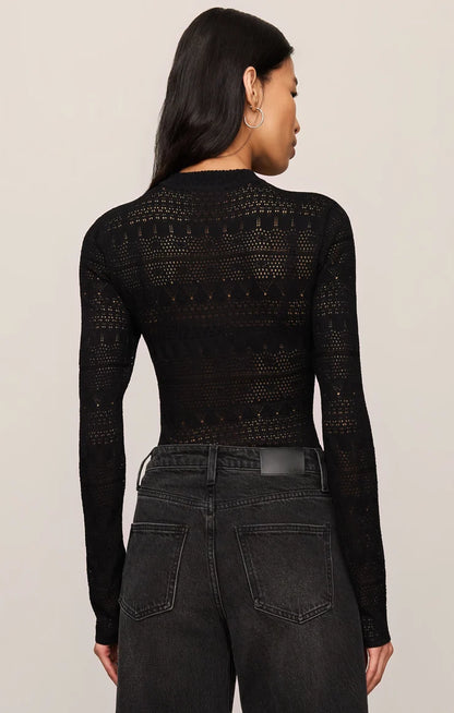 Z Supply Avery Sweater Top - Black