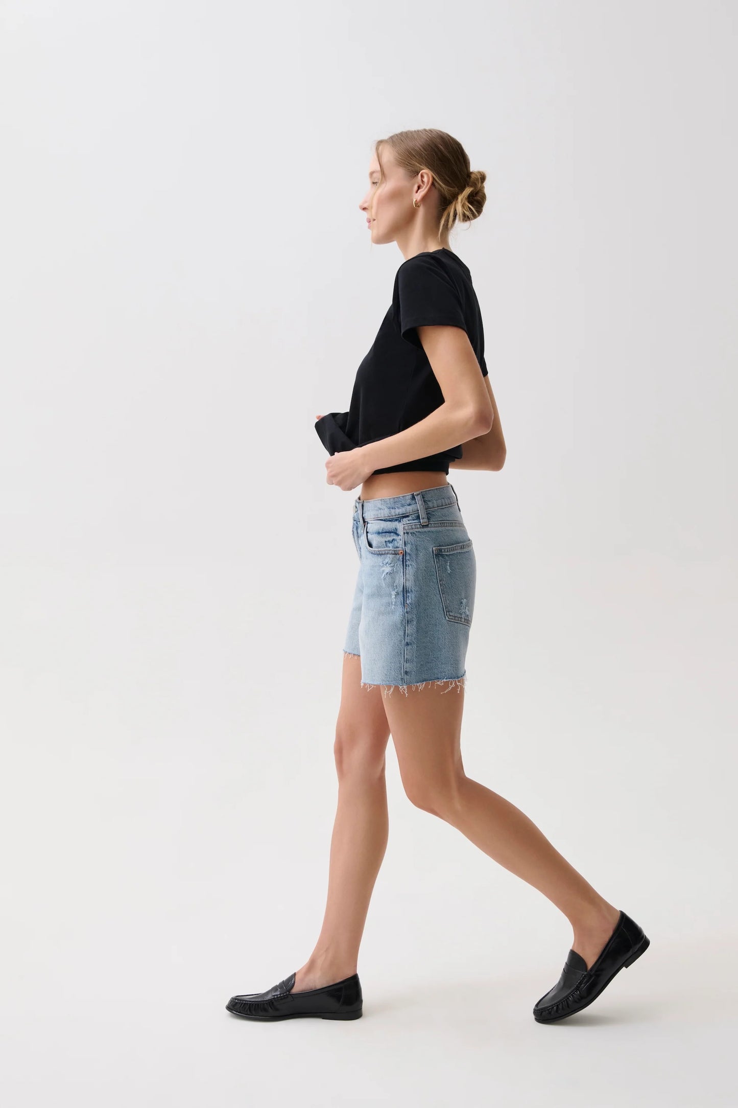 Pistola Kennedy Mid-Rise Shorts - Normandy Vintage