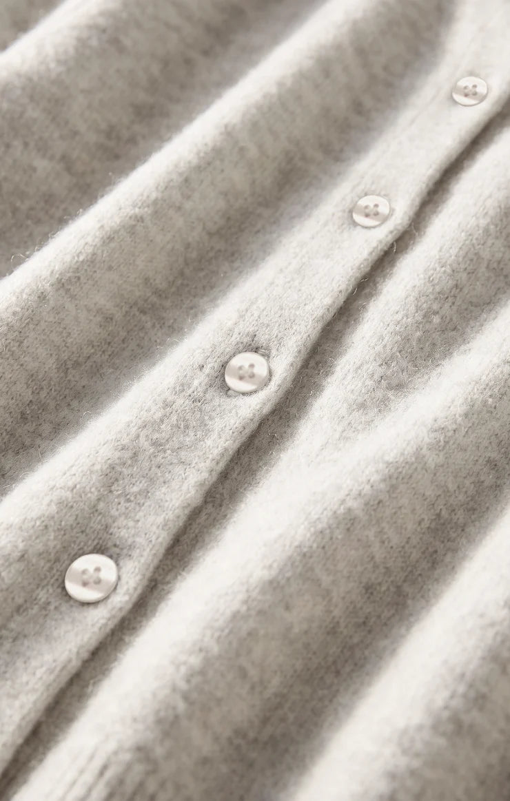 Z Supply Medina Cardigan - Feather Grey