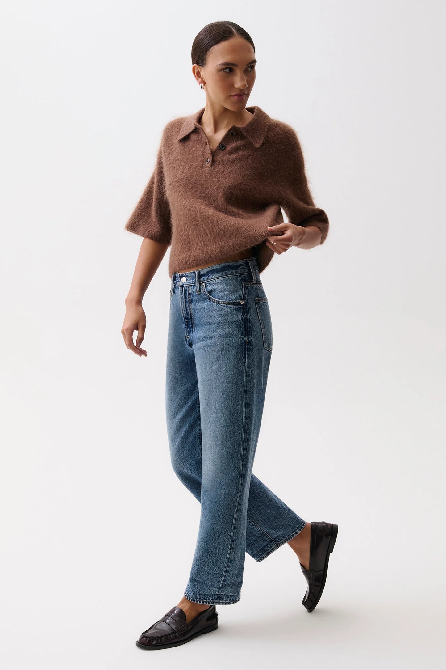 Pistola Donny Rolled Hem Boyfriend Jeans - Wilcox