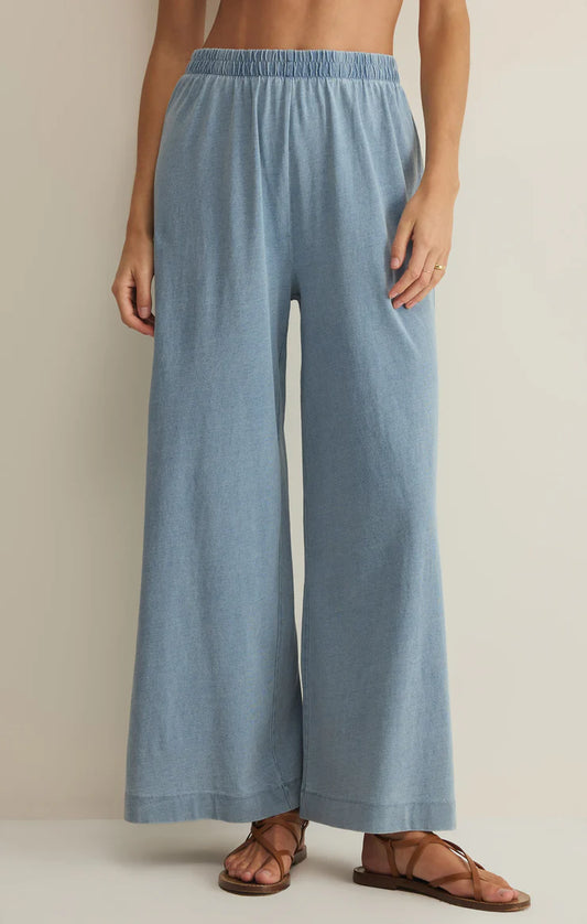 Z Supply Scout Jersey Denim Pant - Ocean Air Indigo