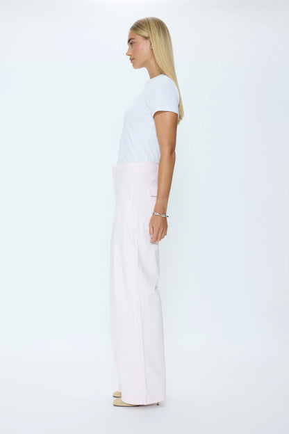 Pistola Wren Relaxed Straight Utility Pant - Ice Pink