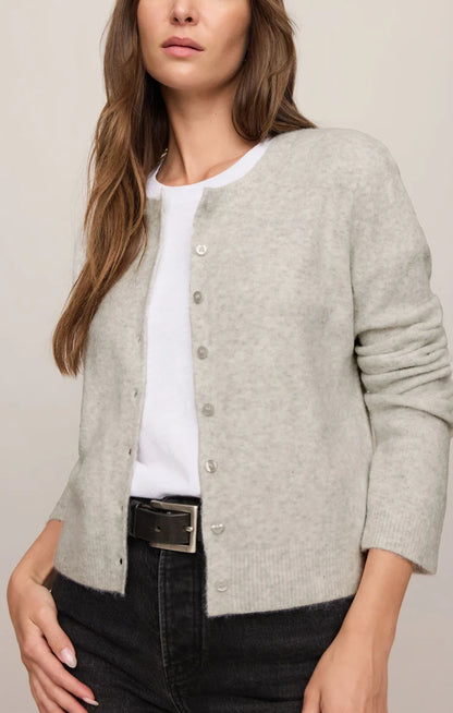 Z Supply Medina Cardigan - Feather Grey