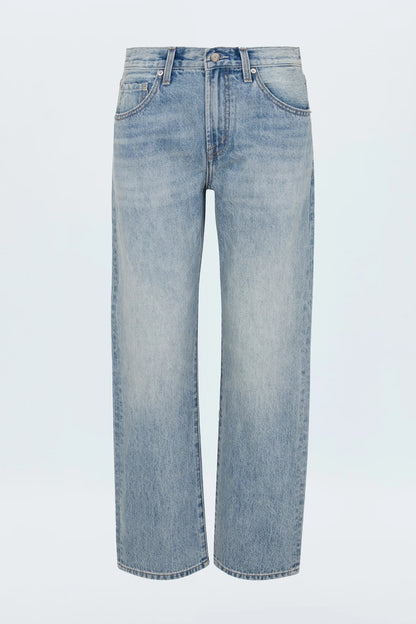 Pistola Lexi Mid-Rise Bowed Straight Jeans - Bowie