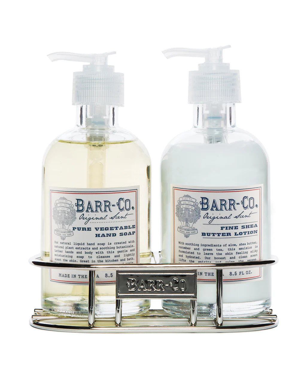 Barr-Co. Duo Caddy Hand Soap + Lotion Set - Original Scent
