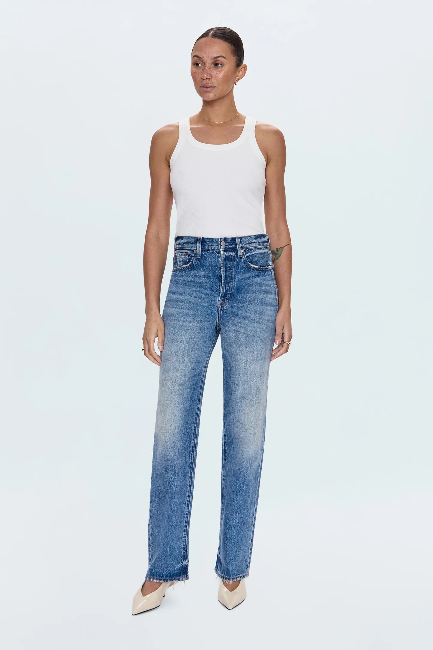 Pistola Cassie Super High Rise Straight - Serpentine Vintage