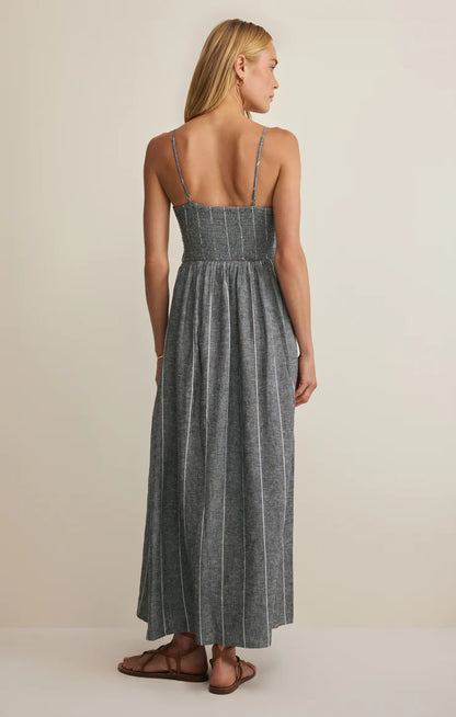 Z Supply Romy Striped Maxi Dress - Eclipse