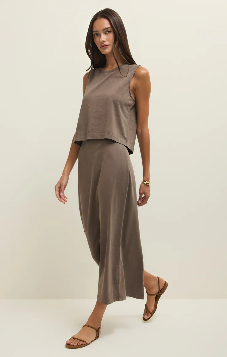 Z Supply Gail Midi Skirt - Perfectly Taupe