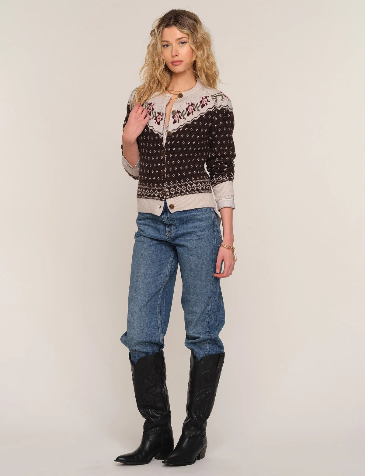 Heartloom Karisa Cardigan Sweater - Coco