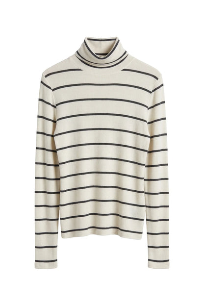 perfectwhitetee - tati micro modal cashmere rub turtleneck
